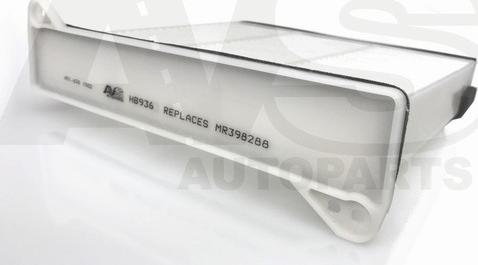 AVS Autoparts HB936 - Filtro, Aria abitacolo www.autoricambi360.it