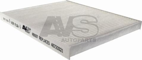 AVS Autoparts HB697 - Filtro, Aria abitacolo www.autoricambi360.it