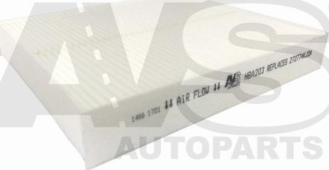 AVS Autoparts HBA203 - Filtro, Aria abitacolo www.autoricambi360.it