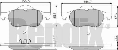BENDIX 510376 - Kit pastiglie freno, Freno a disco www.autoricambi360.it