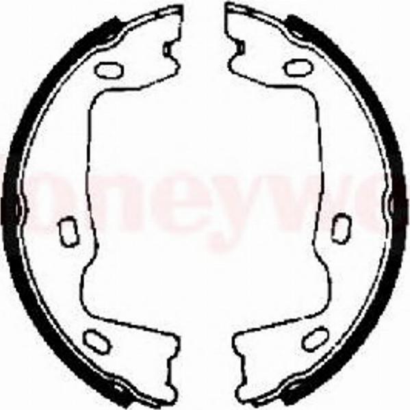 BENDIX 361174 B - Kit ganasce, Freno stazionamento www.autoricambi360.it