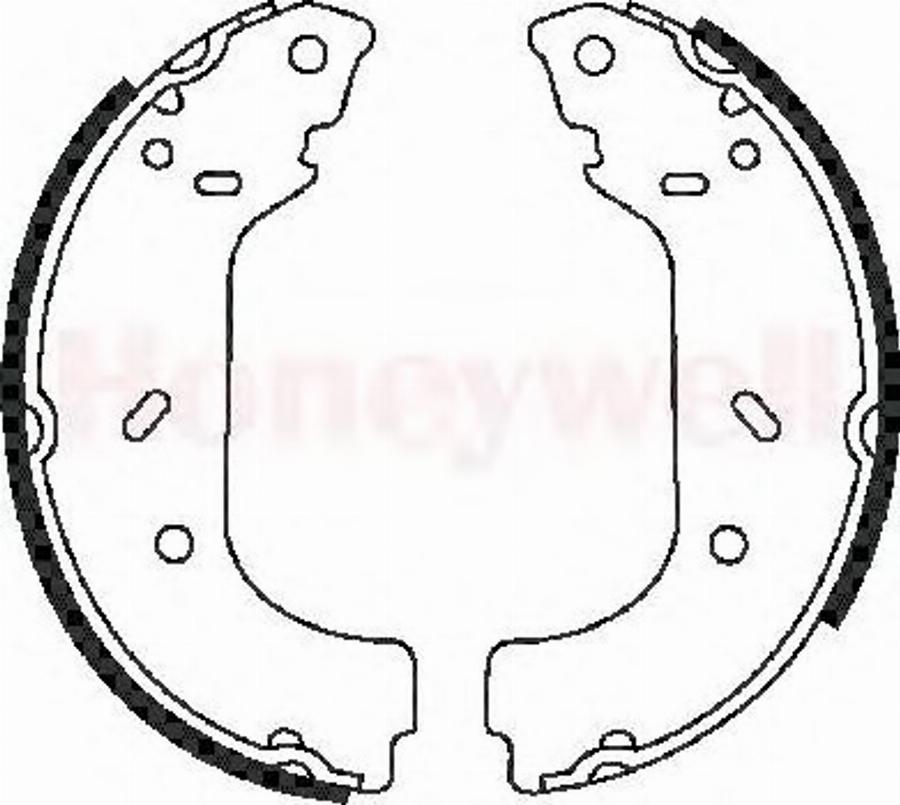 BENDIX 362285 B - Kit ganasce freno www.autoricambi360.it