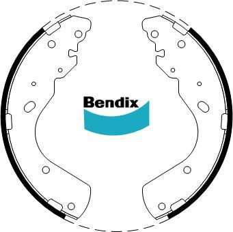 BENDIX BS1769 - Kit ganasce freno www.autoricambi360.it