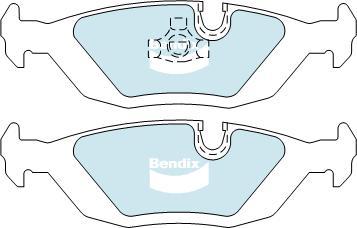 BENDIX DB296 ULT - Kit pastiglie freno, Freno a disco www.autoricambi360.it