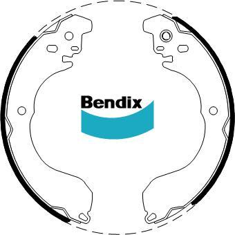 BENDIX DS1264 - Kit ganasce freno www.autoricambi360.it