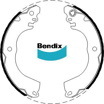 BENDIX DS1267 - Kit ganasce freno www.autoricambi360.it
