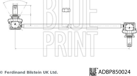 Blue Print ADBP850024 - Asta / Puntone, Stabilizzatore www.autoricambi360.it