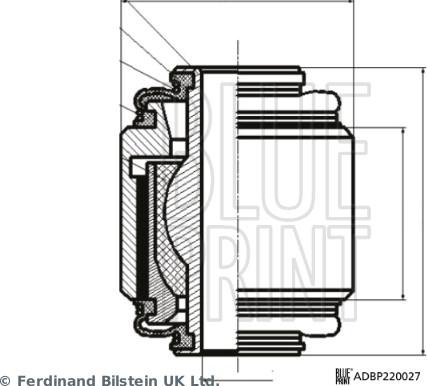 Blue Print ADBP860194 - Giunto di supporto / guida www.autoricambi360.it