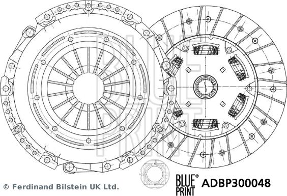 Blue Print ADBP300048 - Kit frizione www.autoricambi360.it