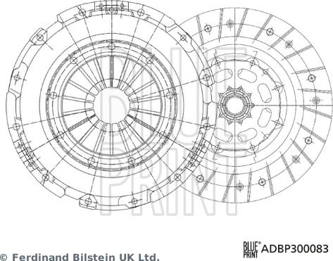 Blue Print ADBP300083 - Kit frizione www.autoricambi360.it