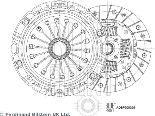 Blue Print ADBP300025 - Kit frizione www.autoricambi360.it