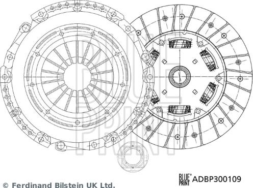 Blue Print ADBP300109 - Kit frizione www.autoricambi360.it