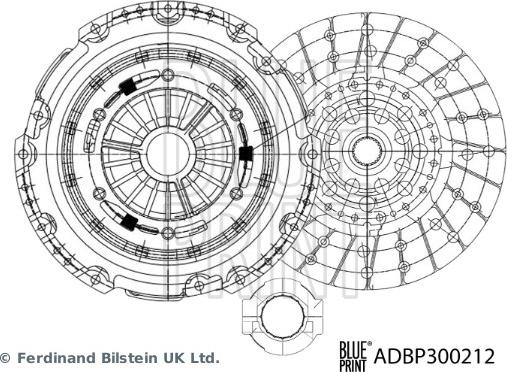 Blue Print ADBP300212 - Kit frizione www.autoricambi360.it