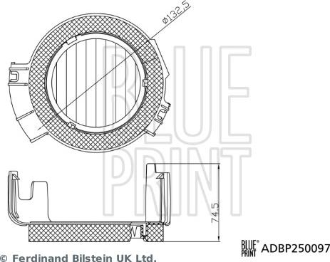 Blue Print ADBP250097 - Filtro, Aria abitacolo www.autoricambi360.it