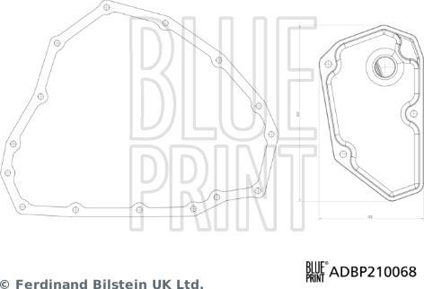 Blue Print ADBP210068 - Filtro idraulico, Cambio automatico www.autoricambi360.it