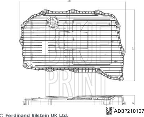Blue Print ADBP210107 - Filtro idraulico, Cambio automatico www.autoricambi360.it