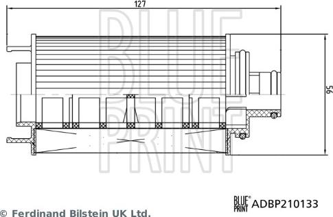Blue Print ADBP210133 - Filtro olio www.autoricambi360.it
