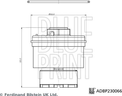 Blue Print ADBP230066 - Filtro carburante www.autoricambi360.it