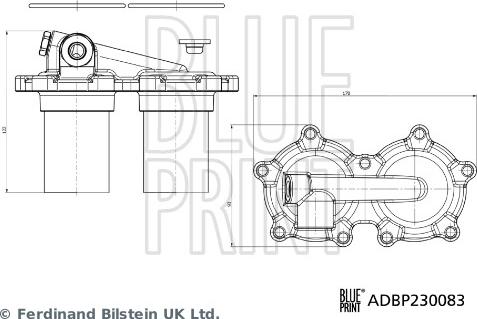 Blue Print ADBP230083 - Filtro carburante www.autoricambi360.it
