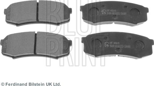 Blue Print ADC44275 - Kit pastiglie freno, Freno a disco www.autoricambi360.it