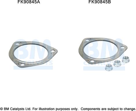 BM Catalysts FK90845 - Kit montaggio, Catalizzatore www.autoricambi360.it