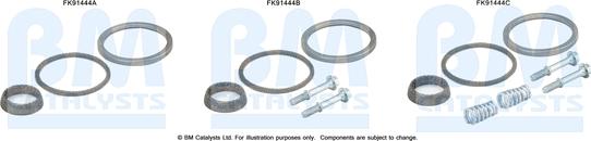 BM Catalysts FK91444 - Kit montaggio, Catalizzatore www.autoricambi360.it