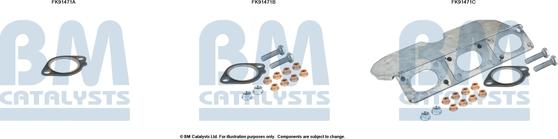BM Catalysts FK91471 - Kit montaggio, Catalizzatore www.autoricambi360.it