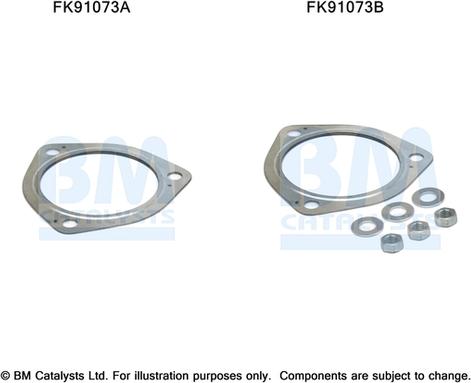 BM Catalysts FK91073 - Kit montaggio, Catalizzatore www.autoricambi360.it