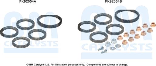 BM Catalysts FK92054 - Kit montaggio, Catalizzatore www.autoricambi360.it