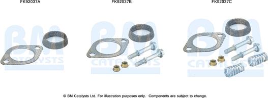 BM Catalysts FK92037 - Kit montaggio, Catalizzatore www.autoricambi360.it