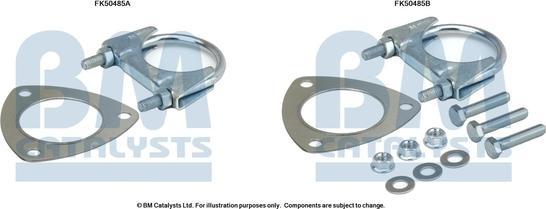 BM Catalysts FK50485 - Kit montaggio, Tubo gas scarico www.autoricambi360.it