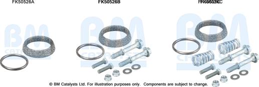 BM Catalysts FK50526 - Kit montaggio, Tubo gas scarico www.autoricambi360.it