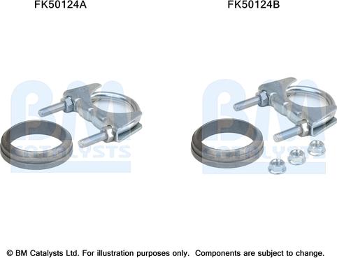 BM Catalysts FK50124 - Kit montaggio, Tubo gas scarico www.autoricambi360.it