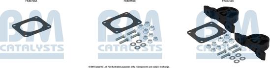 BM Catalysts FK80759 - Kit montaggio, Catalizzatore www.autoricambi360.it