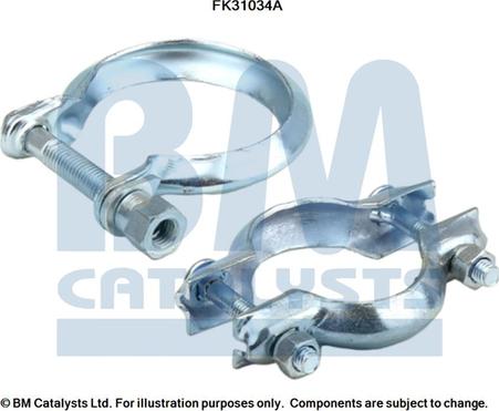 BM Catalysts FK31034 - Kit montaggio, Catalizzatore www.autoricambi360.it