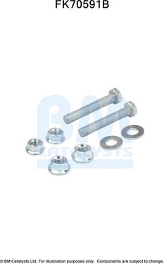 BM Catalysts FK70591 - Kit montaggio, Tubo gas scarico www.autoricambi360.it
