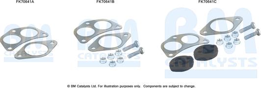 BM Catalysts FK70641 - Kit montaggio, Tubo gas scarico www.autoricambi360.it