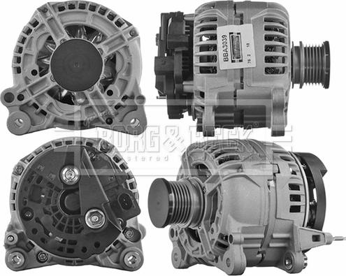 Borg & Beck BBA3039 - Alternatore www.autoricambi360.it