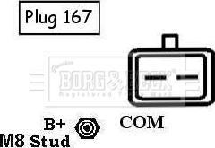Borg & Beck BBA2583 - Alternatore www.autoricambi360.it