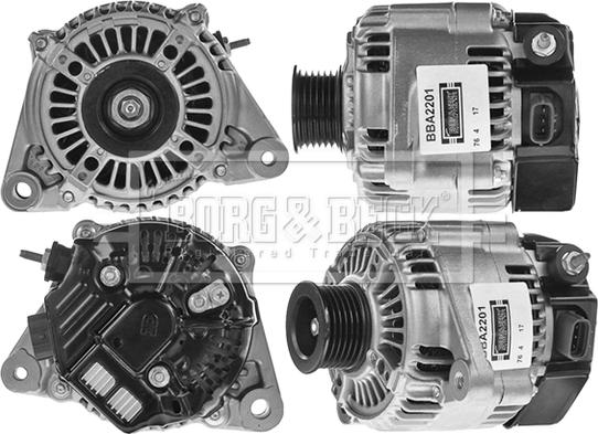 Borg & Beck BBA2201 - Alternatore www.autoricambi360.it