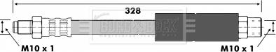 Borg & Beck BBH6051 - Flessibile del freno www.autoricambi360.it