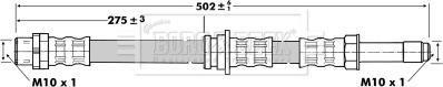Borg & Beck BBH6763 - Flessibile del freno www.autoricambi360.it