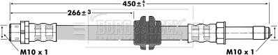 Borg & Beck BBH6762 - Flessibile del freno www.autoricambi360.it