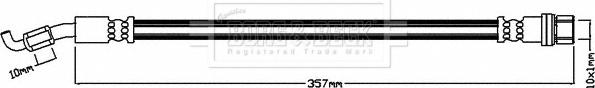 Borg & Beck BBH8094 - Flessibile del freno www.autoricambi360.it