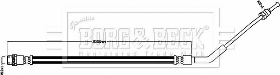 Borg & Beck BBH8764 - Flessibile del freno www.autoricambi360.it