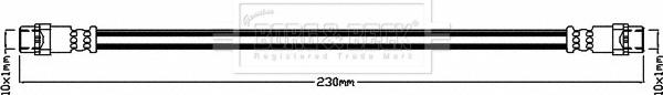Borg & Beck BBH7994 - Flessibile del freno www.autoricambi360.it