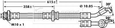 Borg & Beck BBH7136 - Flessibile del freno www.autoricambi360.it