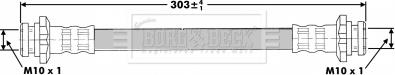 Borg & Beck BBH7138 - Flessibile del freno www.autoricambi360.it