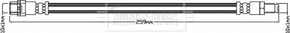 Borg & Beck BBH7393 - Flessibile del freno www.autoricambi360.it