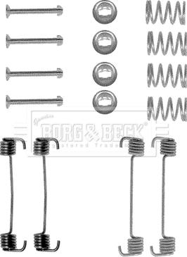 Borg & Beck BBK6006 - Kit accessori, Ganasce freno stazionamento www.autoricambi360.it
